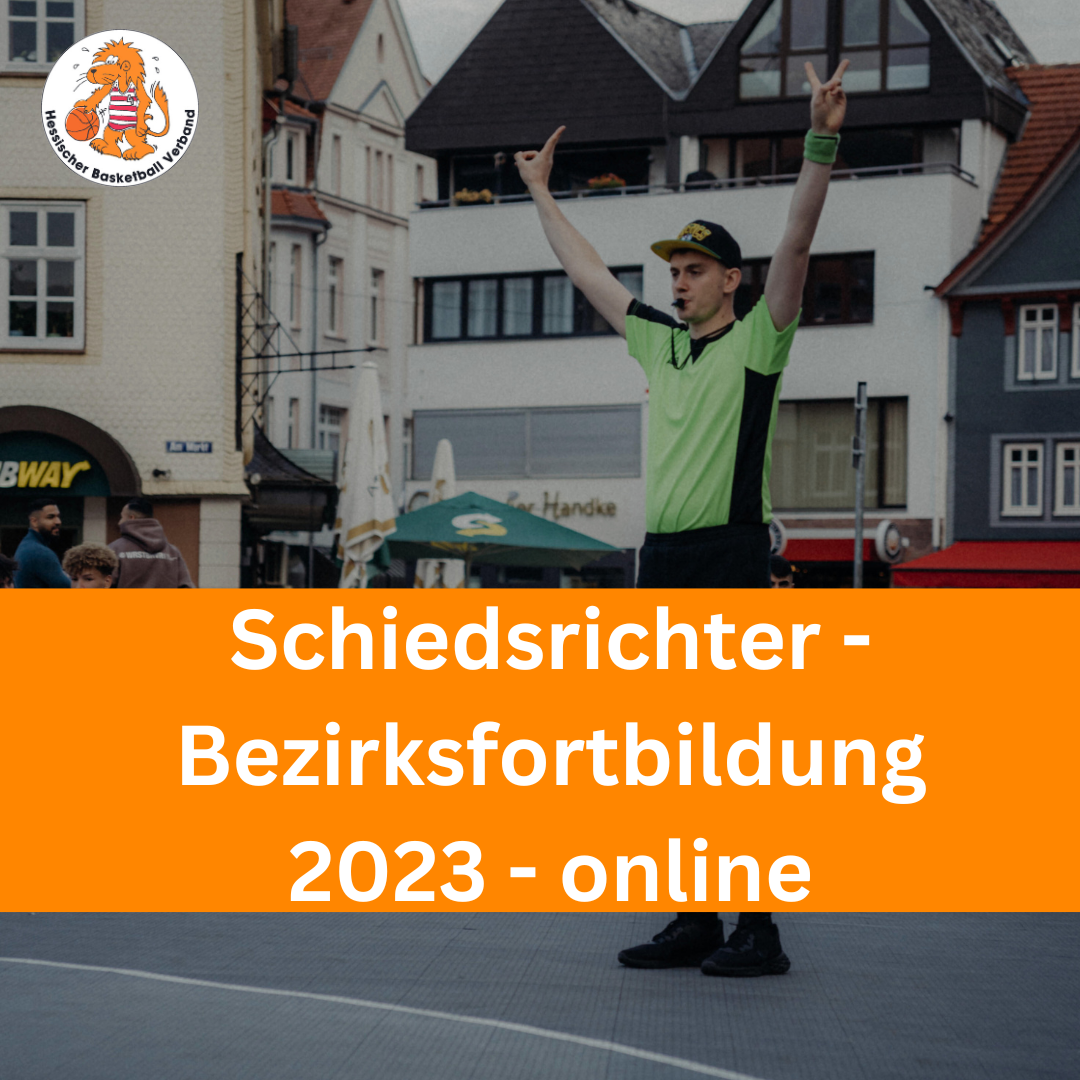 Schiedsrichter – Bezirksfortbildung 2023 – online